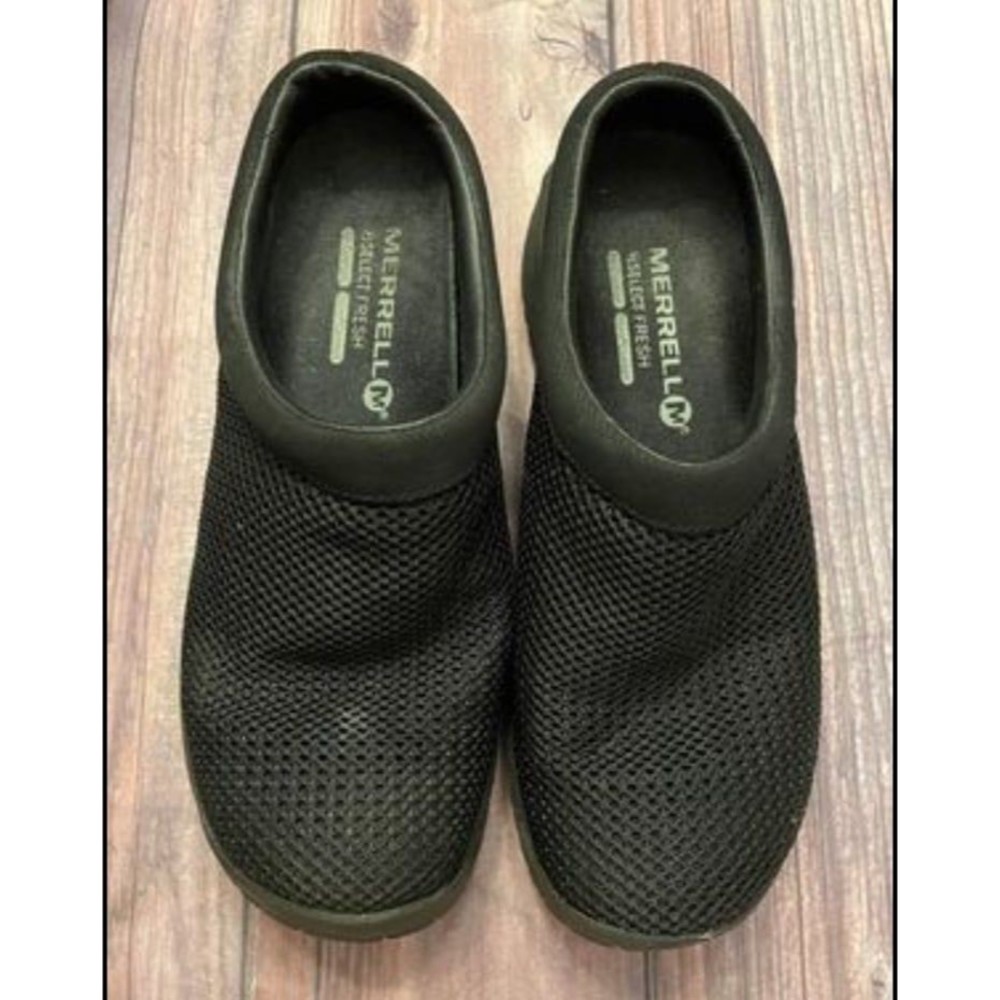 Black Merrell Slip On Women’s Ladies Slip On Shoes, Size Adult 6